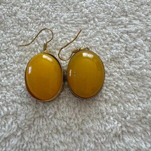 NYC OVAL DIAMOND SHAPE EARINGS